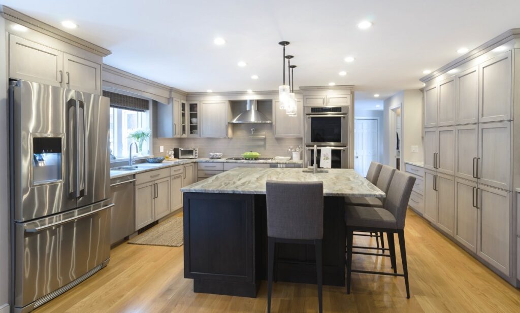 Gray kitchen remodel