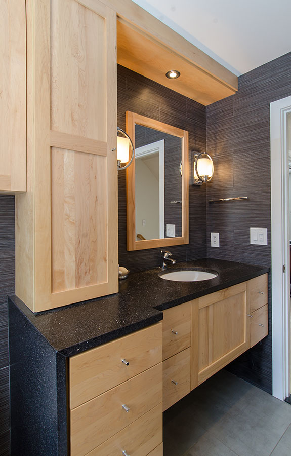 Modern design meets function in this Dream Bathroom. 