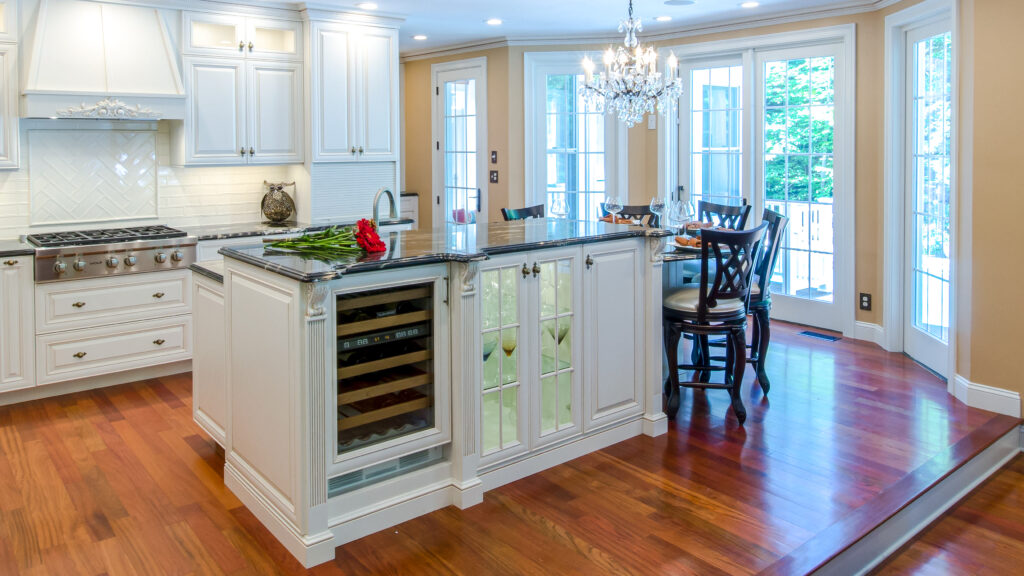 Glass Cabinets, kitchen remodel